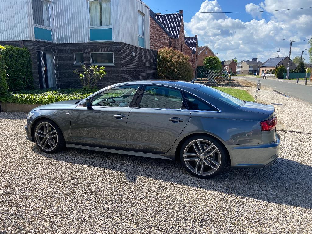 Audi A6 S Line TFSI Daytonagrijs, Auto's, Audi, Achterwielaandrijving, Leder, 5 deurs, Particulier