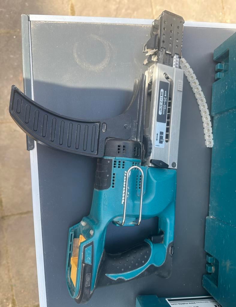 Makita DFR550 set, Doe-het-zelf en Bouw, Gereedschap | Boormachines, Ophalen, Gebruikt, Boor- en Schroefmachine