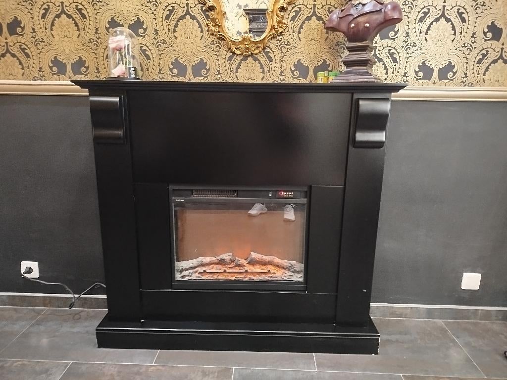 Cheminée décorative, Maison & Meubles, Cheminées, Enlèvement, Comme neuf, Cheminée sur pied, Cheminée électrique