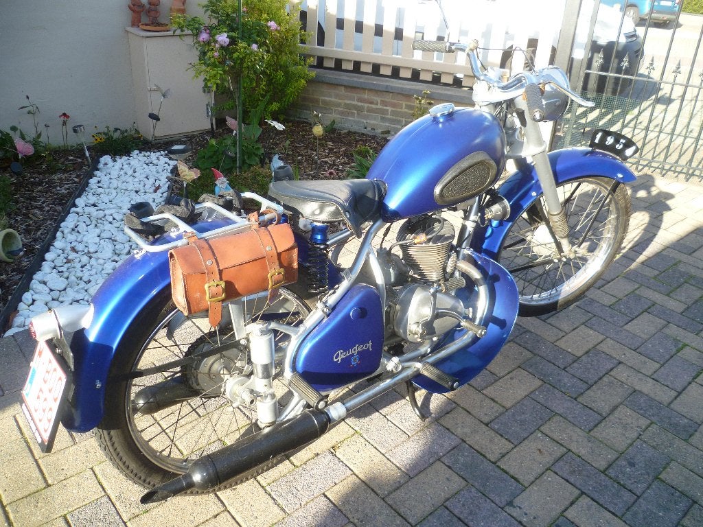 peugiot 125 cc bj 1954., Motoren, Occasion, 125 cc, Toermotor, 1 cilinder