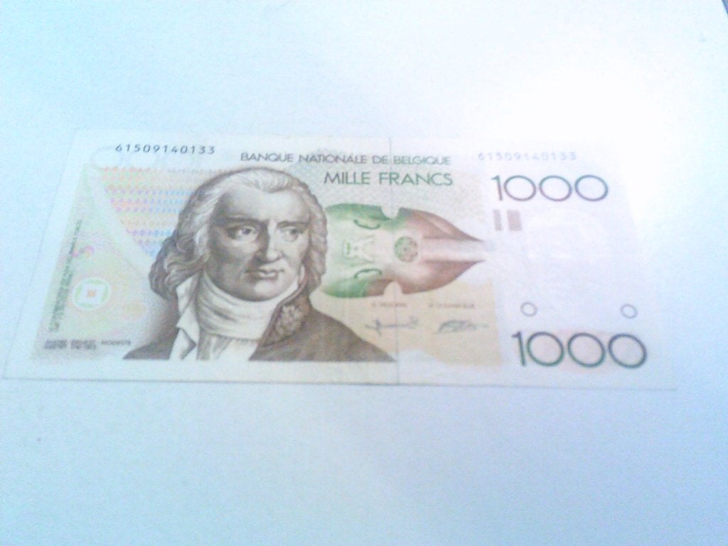 briefje 1000 frank als nieuw, Postzegels en Munten, Bankbiljetten | België, Ophalen of Verzenden, Los biljet
