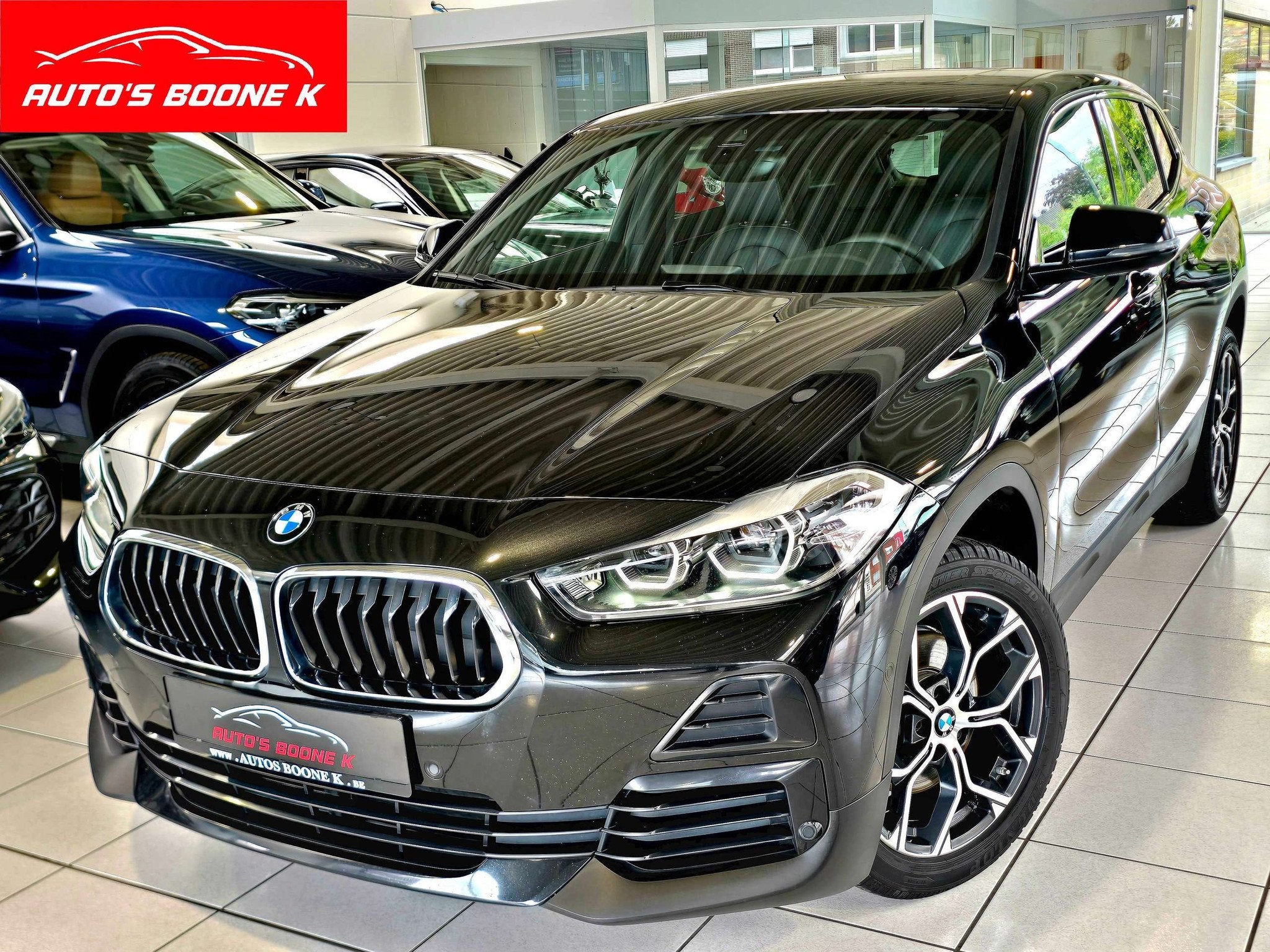 BMW X2 X2 1.5iA / Panoramisch dak / Led lichts / Leder en, Auto's, BMW, Automaat, Gebruikt, Cruise Control, Zwart