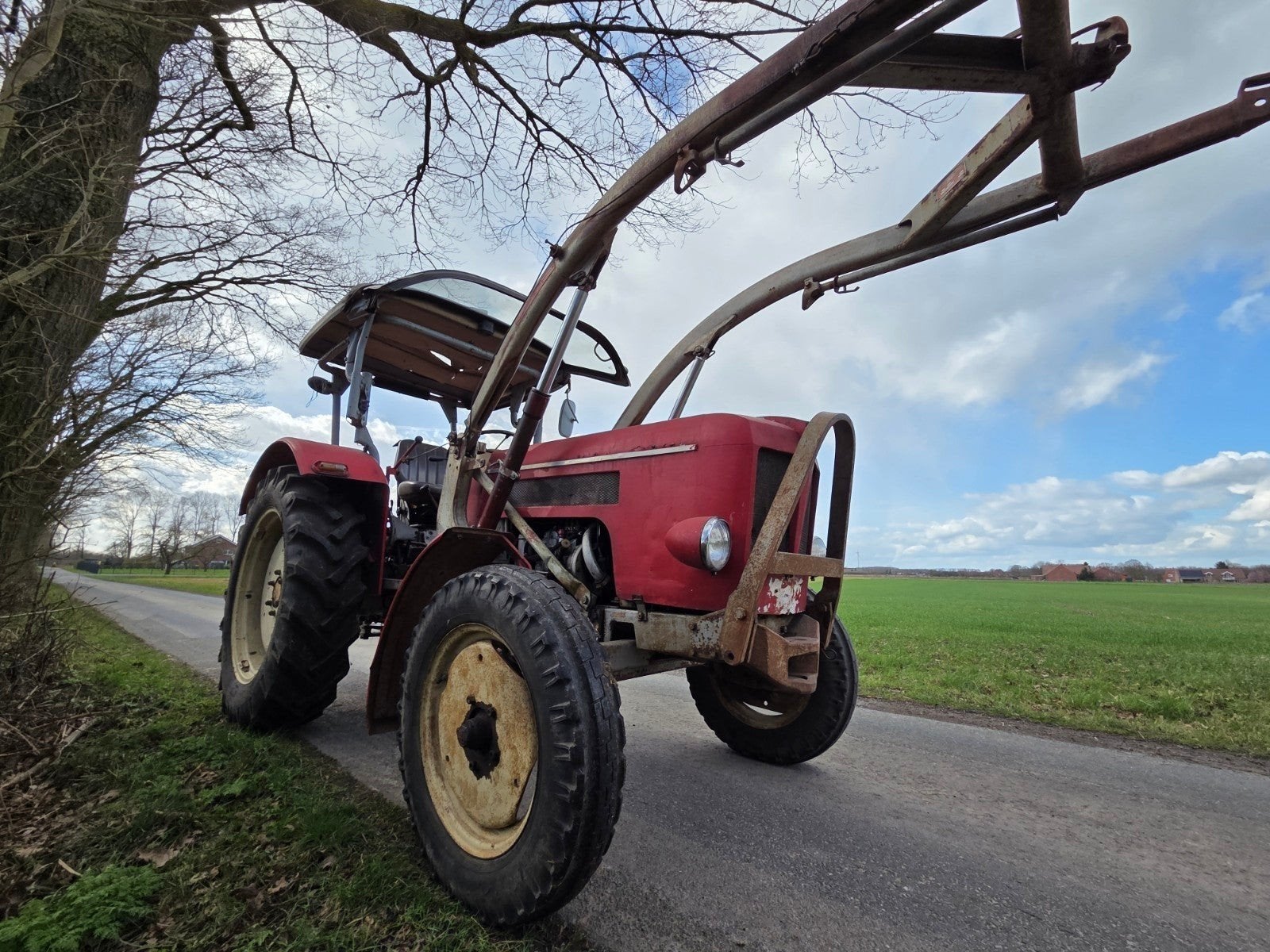 Schlüter sf3410 avec chargeur frontal, Enlèvement