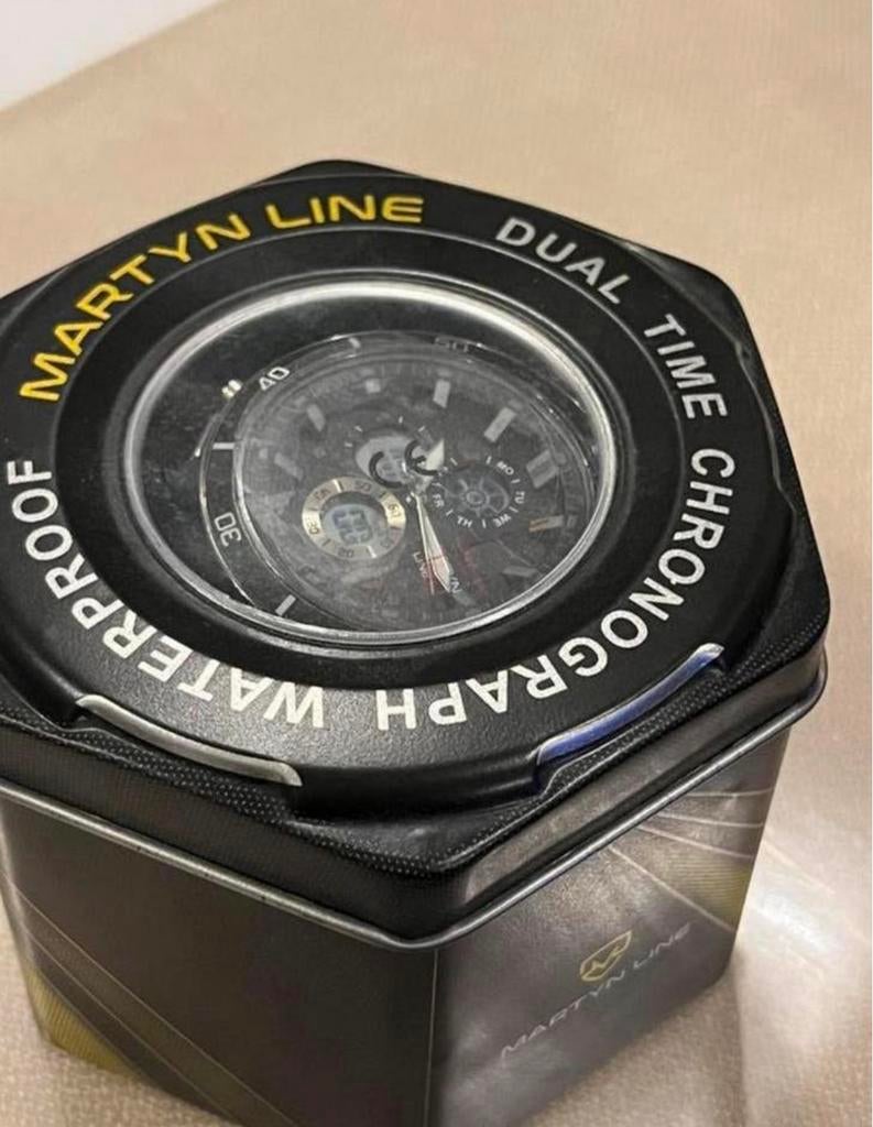 Martyn luxe heren horloge (niet gebruikt), Ophalen, Nieuw, Polshorloge, Overige merken