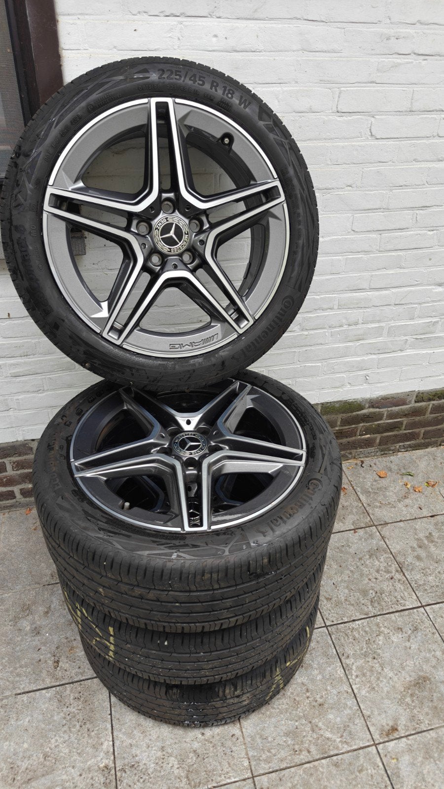 A vendre kit d'été 18 pouces d'origine Mercedes AMG Classe C, Neuf, Pneus et Jantes, Pneus été, 18 pouces
