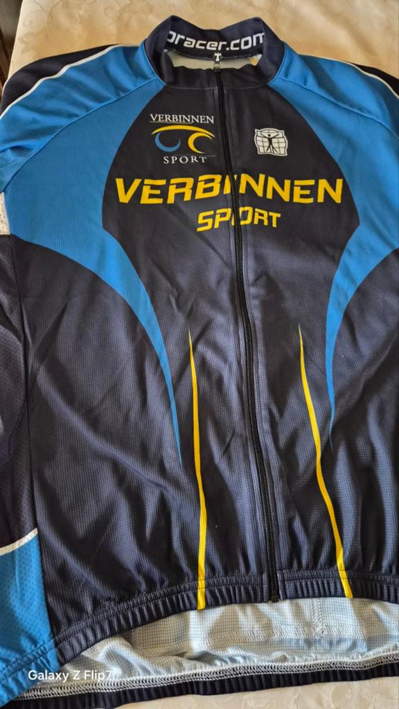 Fietstrui Verbinnen sport, bioracer speedware, Ophalen