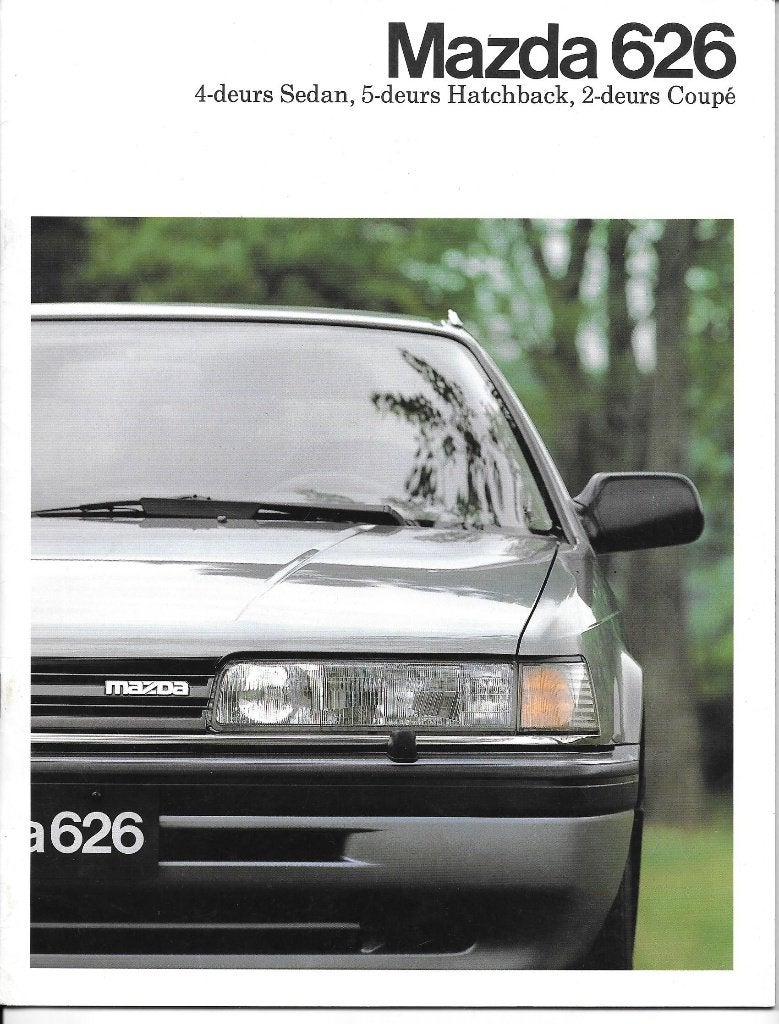 MAZDA  626,  1987, Boeken, Auto's | Folders en Tijdschriften, Ophalen of Verzenden, Zo goed als nieuw, Mazda