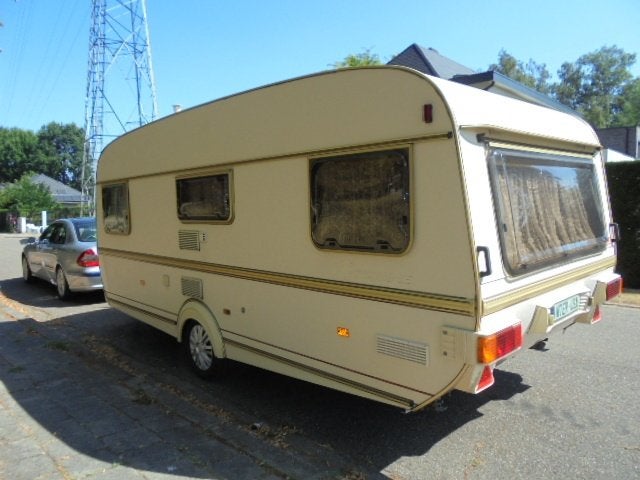 TABBERT 515,met tent,dwarsbed,toiletruimte+MOVER+GEKEURD***, Caravans en Kamperen, Schokbreker, Rondzit, Tabbert, Bedrijf