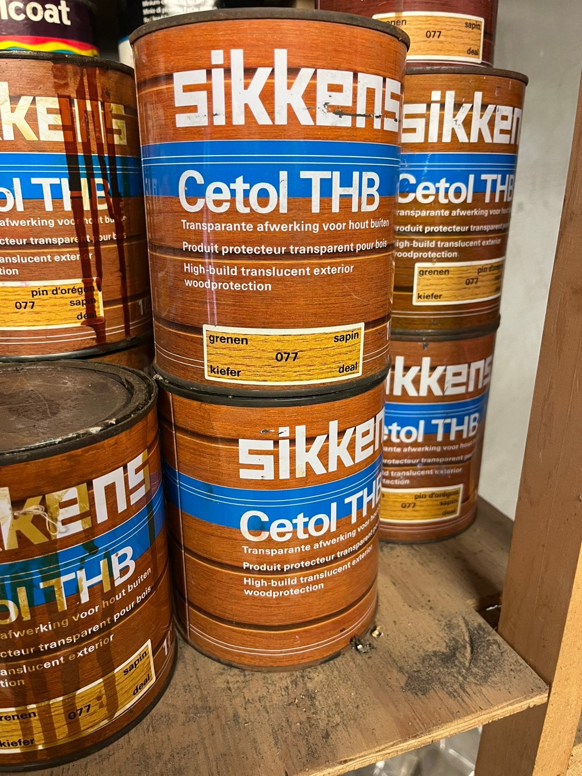 Sikkens Cetol Thb 077 grenen, Bricolage & Construction, Moins de 5 litres, Enlèvement ou Envoi, Neuf, Laque