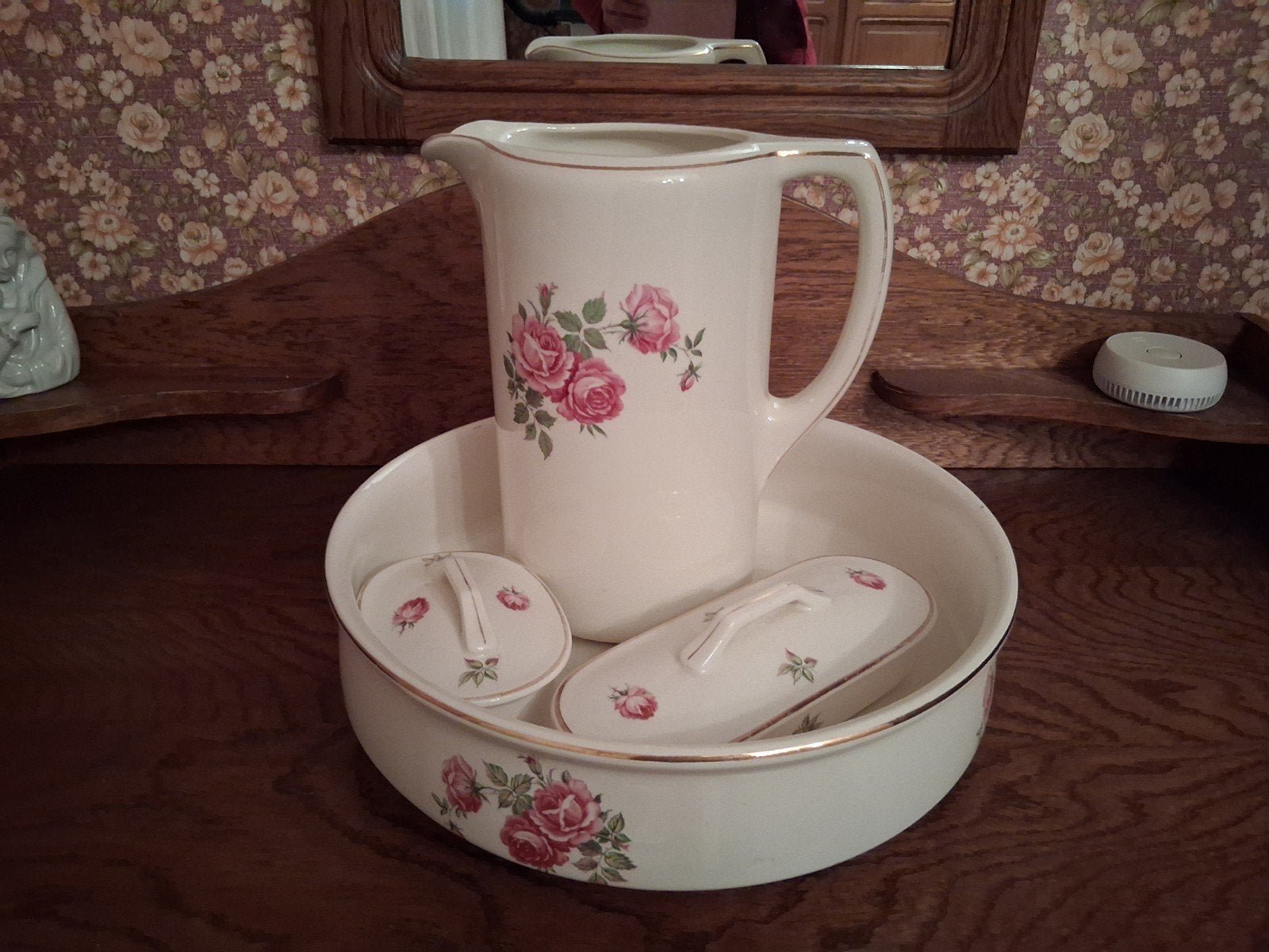antieke porseleinen vanity set, Enlèvement