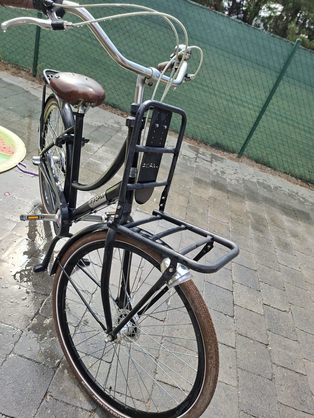 Damesfiets, Ophalen