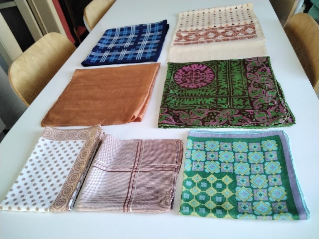 Vintage set voor dames en heren/sjaal/handtasje/sjaal, Kleding | Dames, Ophalen of Verzenden, Gedragen, Sjaal