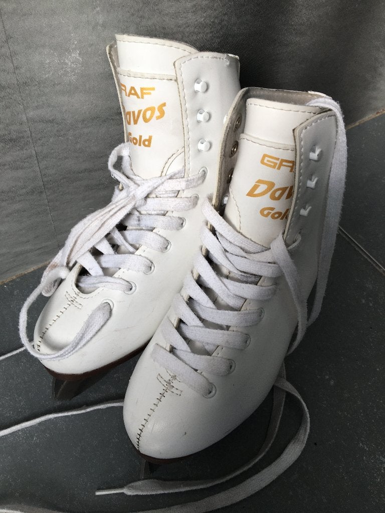 Graf Davos Gold ijsschaatsen maat 35, Sport en Fitness, Schaatsen, Ophalen of Verzenden, Zo goed als nieuw