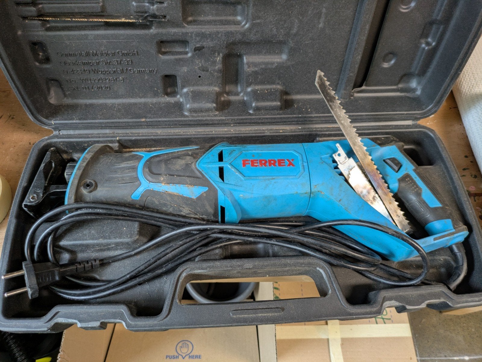 Ferex electrische reciprozaag FS 850-N, Ophalen, Reciprozaag