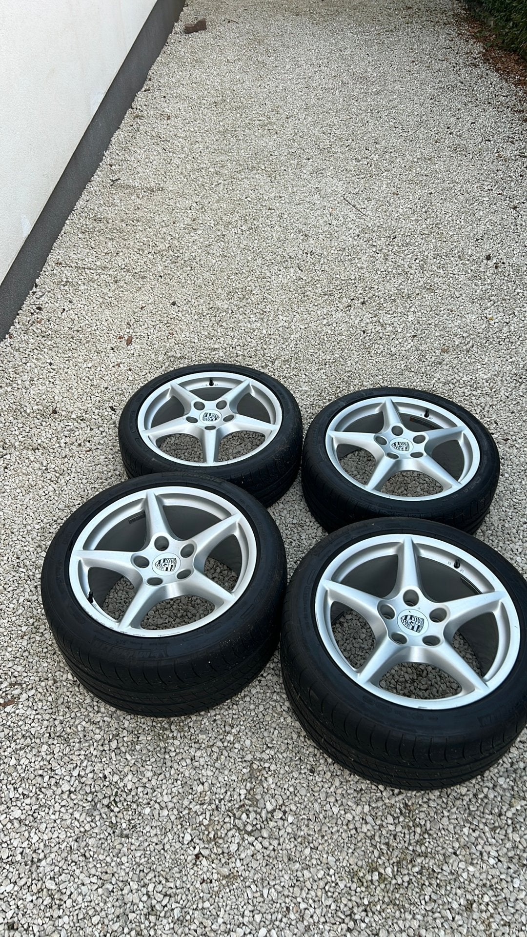 5 spaaks velgen Porsche 911 997.1, Auto-onderdelen, Banden en Velgen, Ophalen, 18 inch, Gebruikt, 295 mm