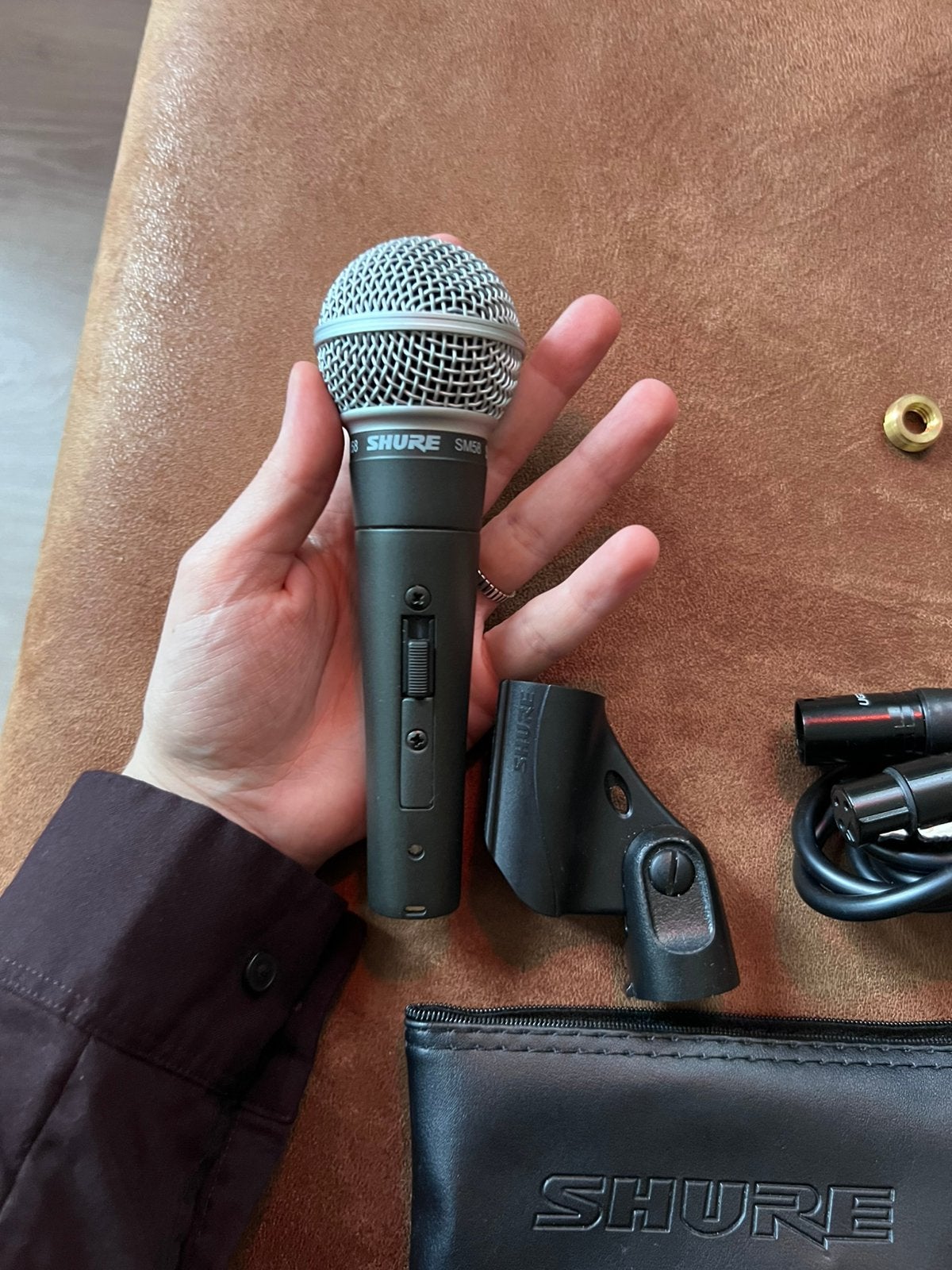 SHURE SM58 - original, Enlèvement ou Envoi, Comme neuf, Micro chant