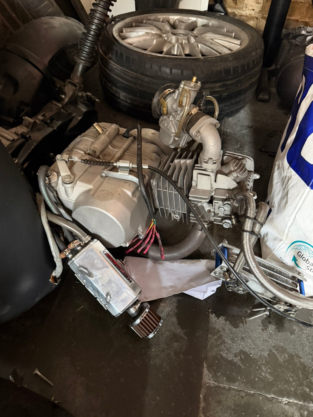 140yx motorblok (met toebehoren), Ophalen of Verzenden, Gebruikt