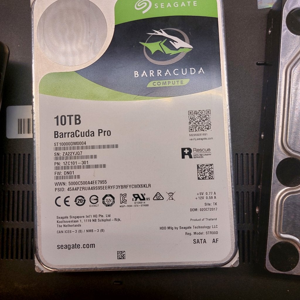 10TB harde schijf voor PC, Enlèvement ou Envoi, Reconditionné, Interne, 10TB
