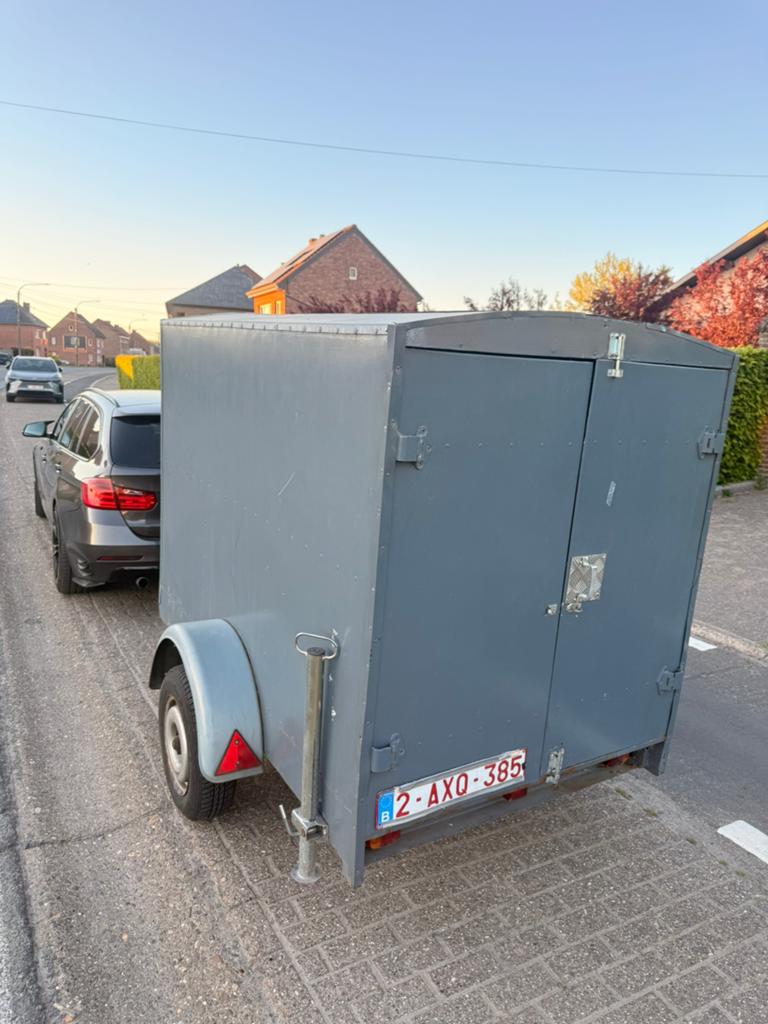 Gesloten waterdicht remork rijbewijs b!!!!!!, Enlèvement, Comme neuf