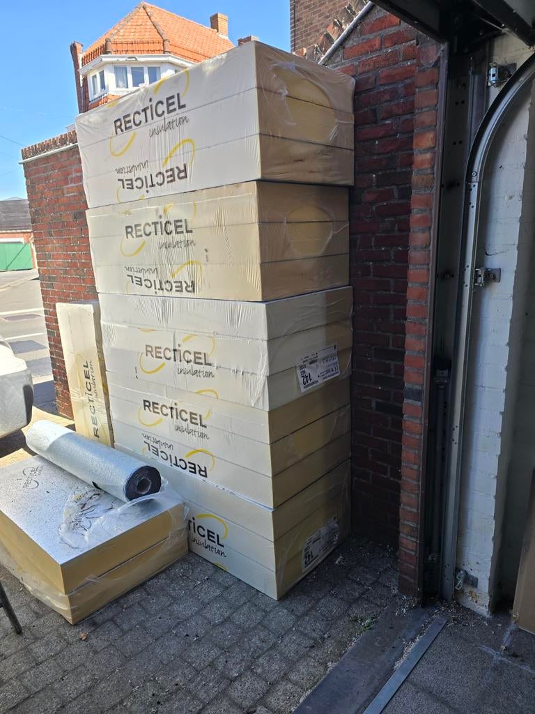 Recticel Eurothane argenté 142 mm, Enlèvement