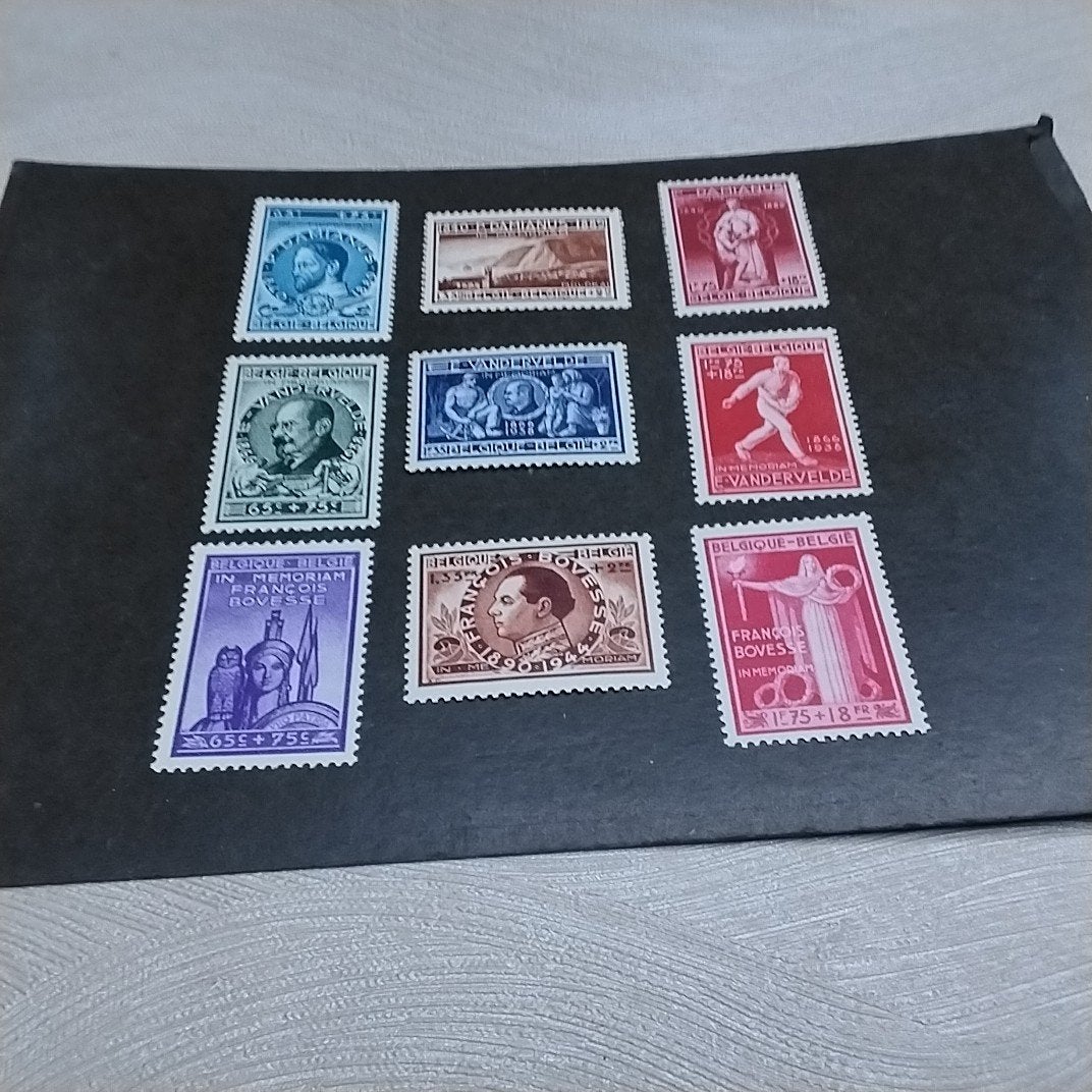 BELGIQUE 728/736 menthe avec cote 18,00€, Enlèvement ou Envoi, Neuf