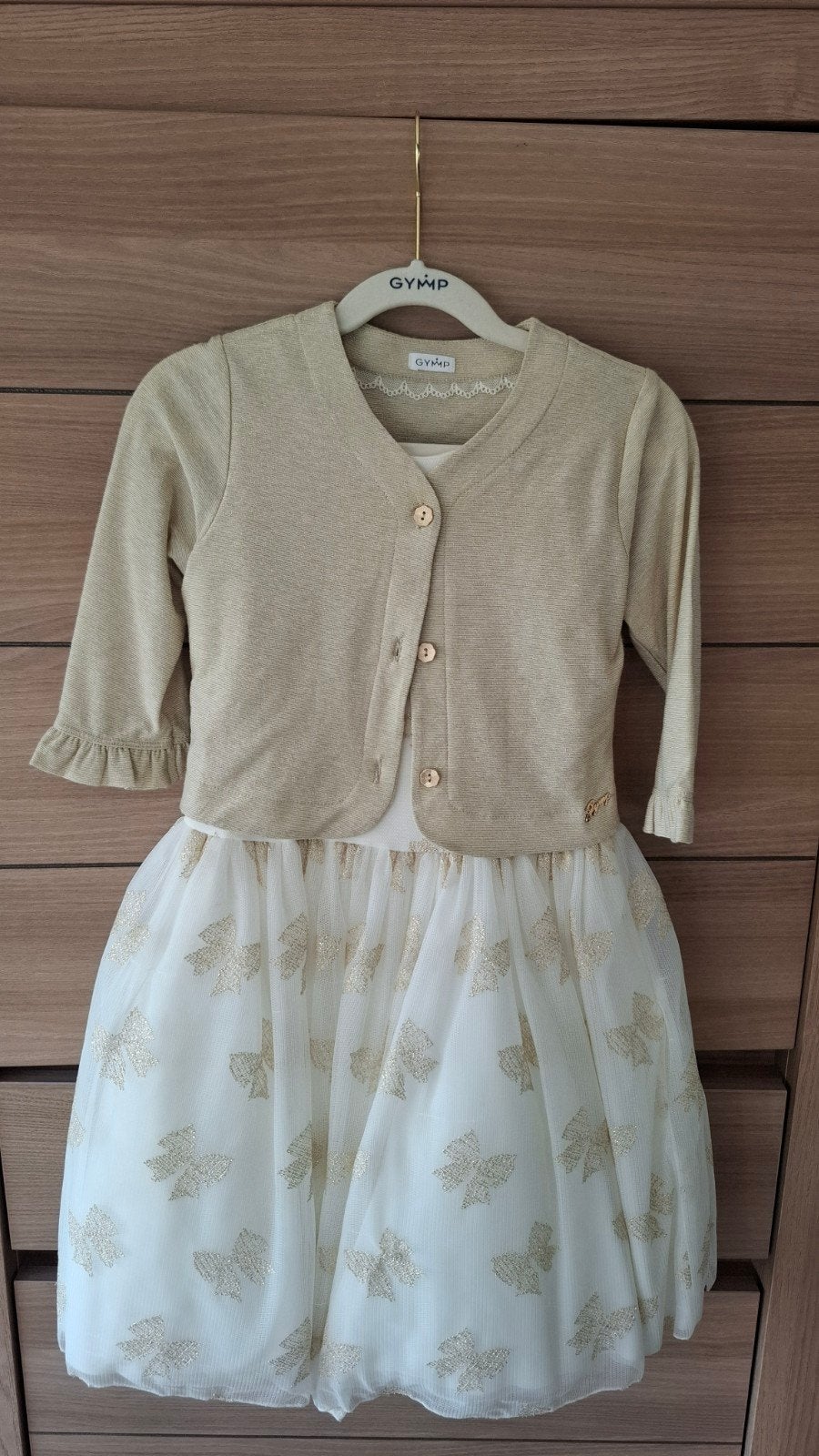 robe de communion/robe de mariée - taille 128, Robe ou Jupe, GYMP., Comme neuf, Enlèvement