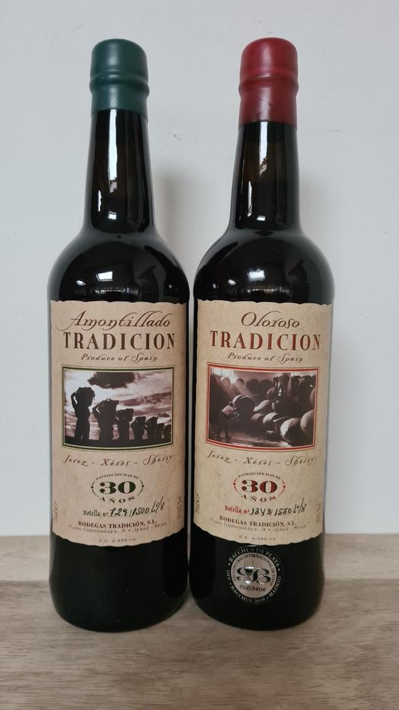 Bodegas Tradición VORS Amontillado en Oloroso 30years, Ophalen of Verzenden