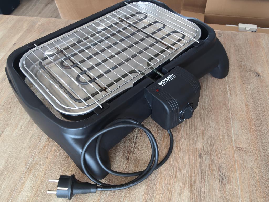 Severin PG 1511 elektrische barbecue/grill, Tuin en Terras, Ophalen of Verzenden, Gebruikt, Severin