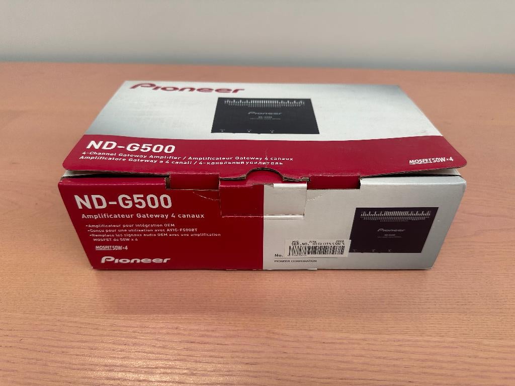 Pioneer ND-G500 4 kanaal versterker NIEUW, Ophalen of Verzenden, Nieuw