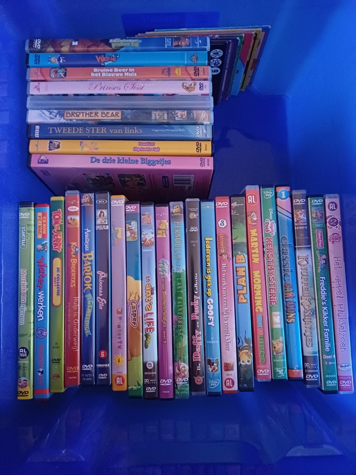 50 kinder dvd's, Enlèvement