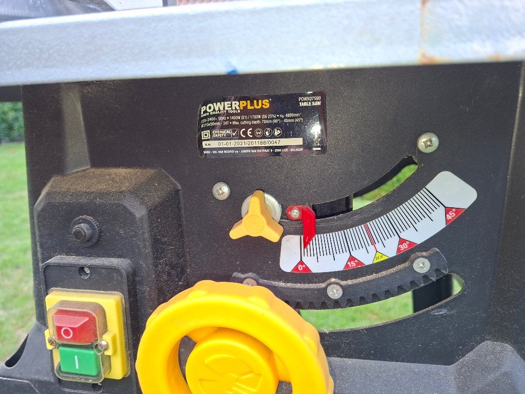 tafelzaag powerplus, Ophalen, Overige typen, Zo goed als nieuw, Powerplus