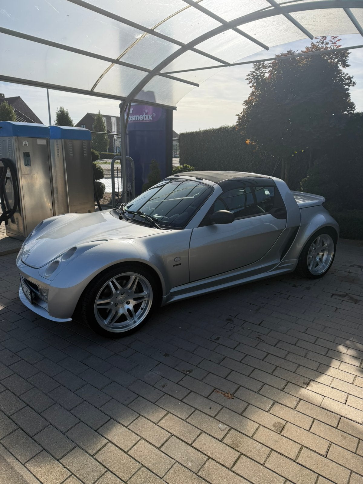 Smart Roadster BRABUS automaat met 65000km, Autos, Argent ou Gris, Achat, Entreprise, Roadster