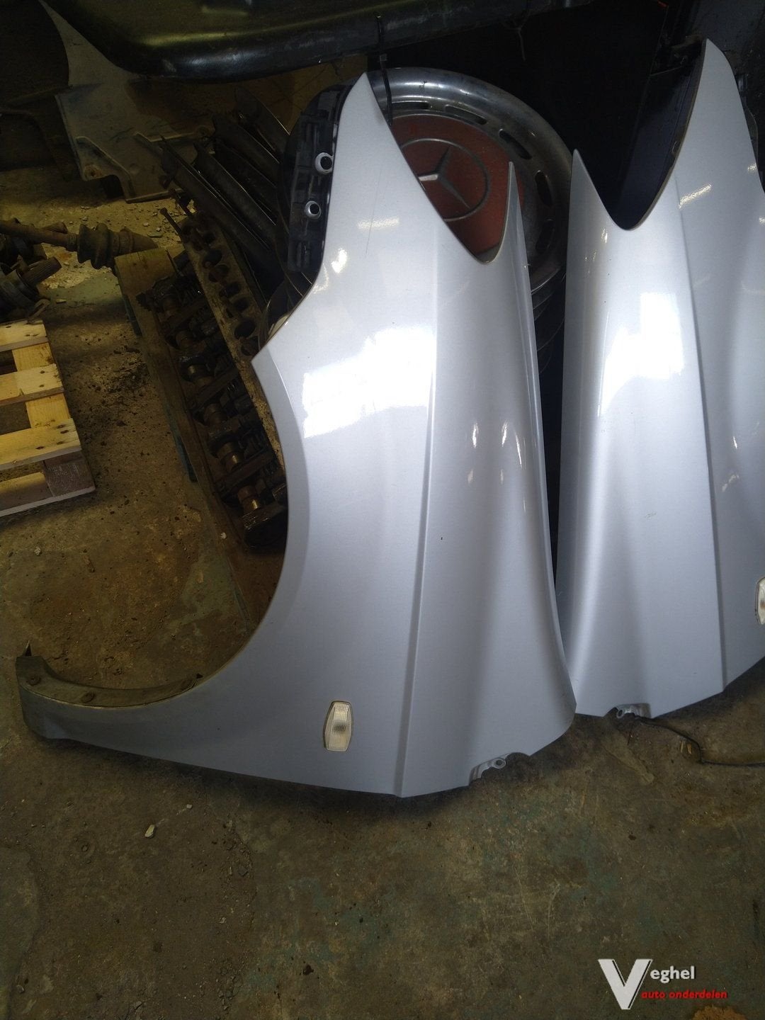 Hyundai getz spatbord lv  2007 zilver grijs, Auto-onderdelen, Ophalen, Gebruikt, -, -