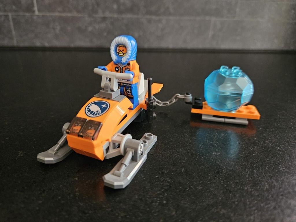 LEGO City 60032 Sneeuwscooter – compleet met minifiguur, Ophalen