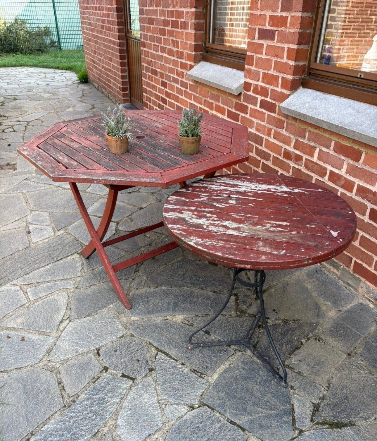 Tables de jardin en teck, Enlèvement, Utilisé, Bois de teck, Sets de jardin