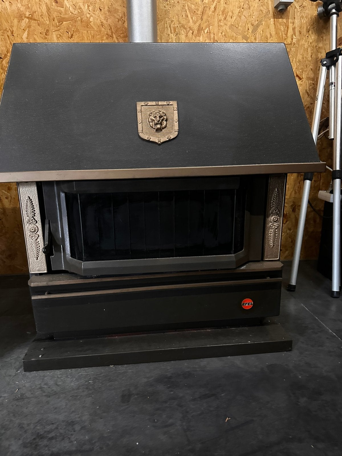 Mazoutkachel + tank 1200 l, Ophalen, Oliekachel, Gebruikt, Overige brandstoffen