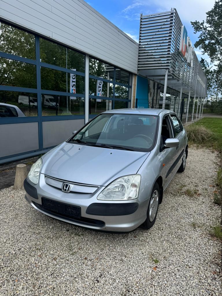 Honda civic benzine automaat met keuring en garantie, Voorwielaandrijving, 4 deurs, Stof, 50 kW