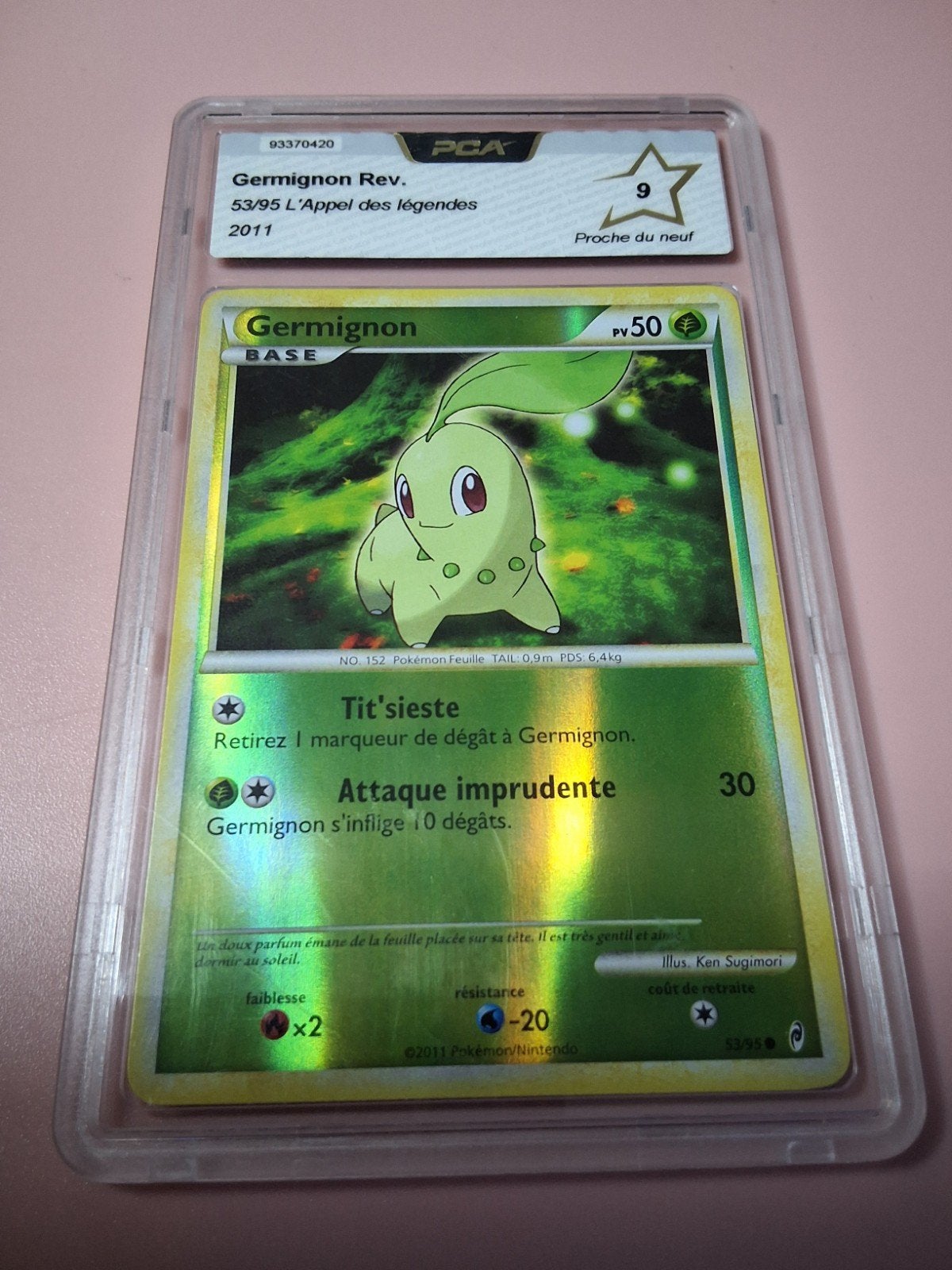 Germignon Reverse Holo 53/95 - L'Appel des Légendes, Enlèvement