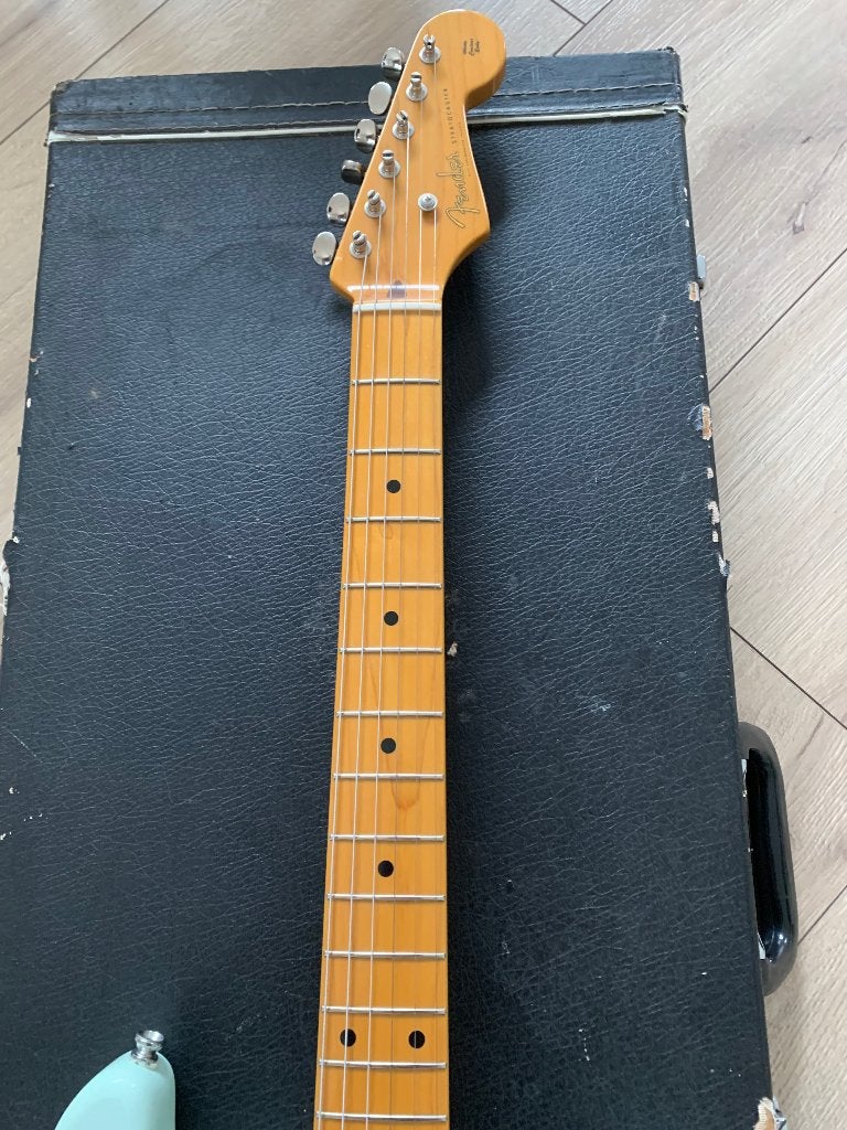 Partscaster avec manche Fender fabriqué au Japon, Enlèvement ou Envoi, Utilisé, Solid body, Fender