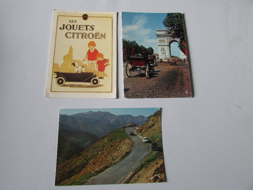 CITROËN. 3 CARTES POSTALES, Enlèvement ou Envoi, Comme neuf, Voiture, Autres marques
