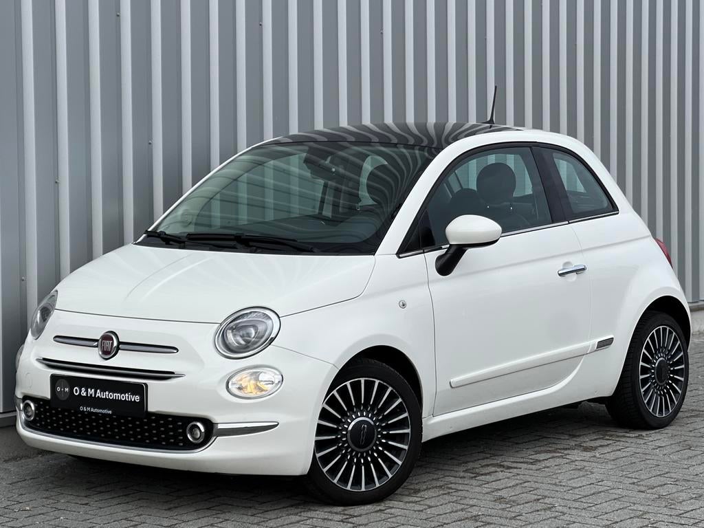Fiat 500 0.9 benzine 2018 EURO 6 Navi/Pano/Leder, Cuir, Euro 6, Entreprise, Boîte manuelle