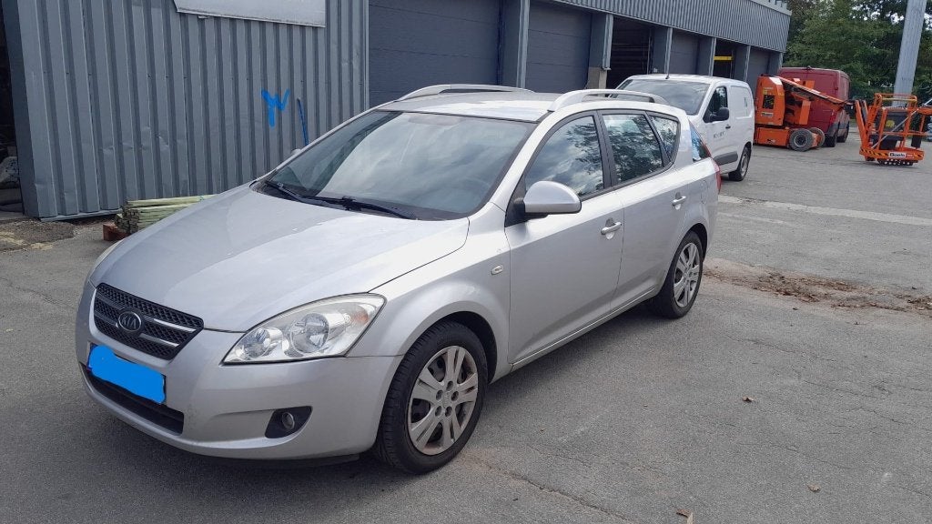 Kia Cee'd 2009, Auto's, Voorwielaandrijving, Zwart, Leder, 5 deurs