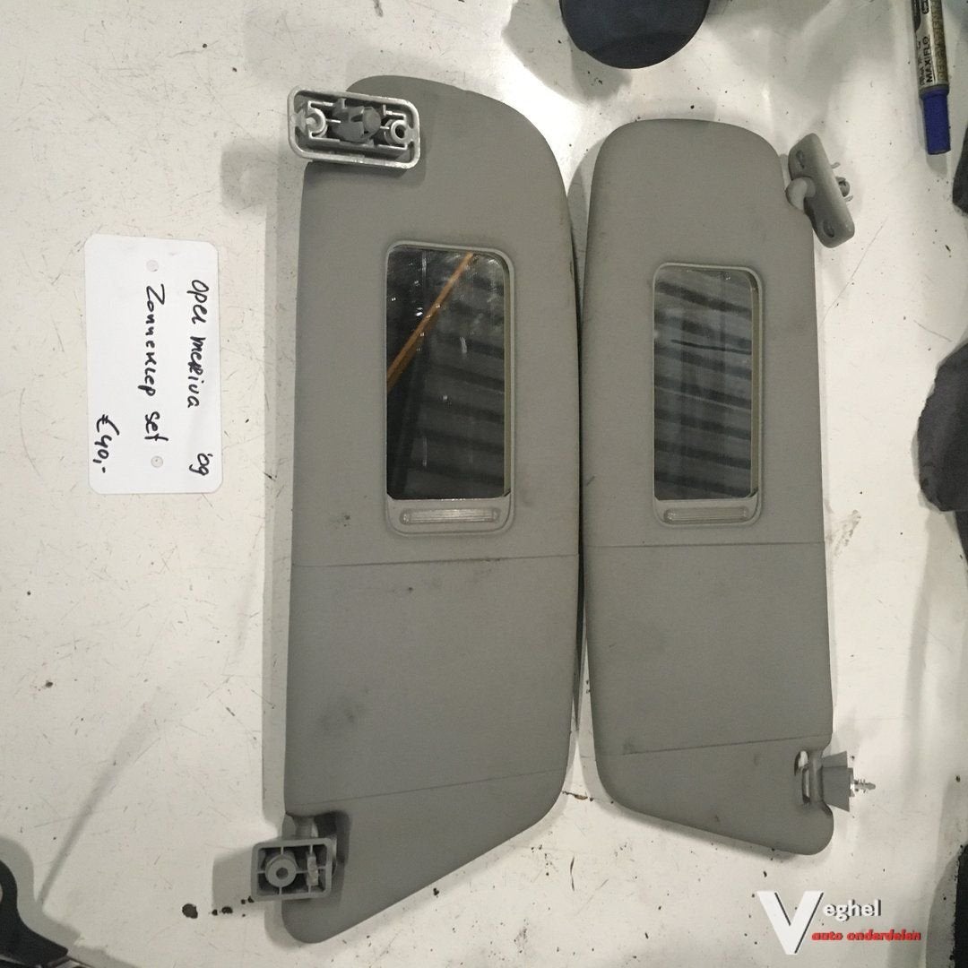 Opel Meriva 1.6 16v automaat  Zonnekleppen Set, Gebruikt, -, -, Ophalen of Verzenden