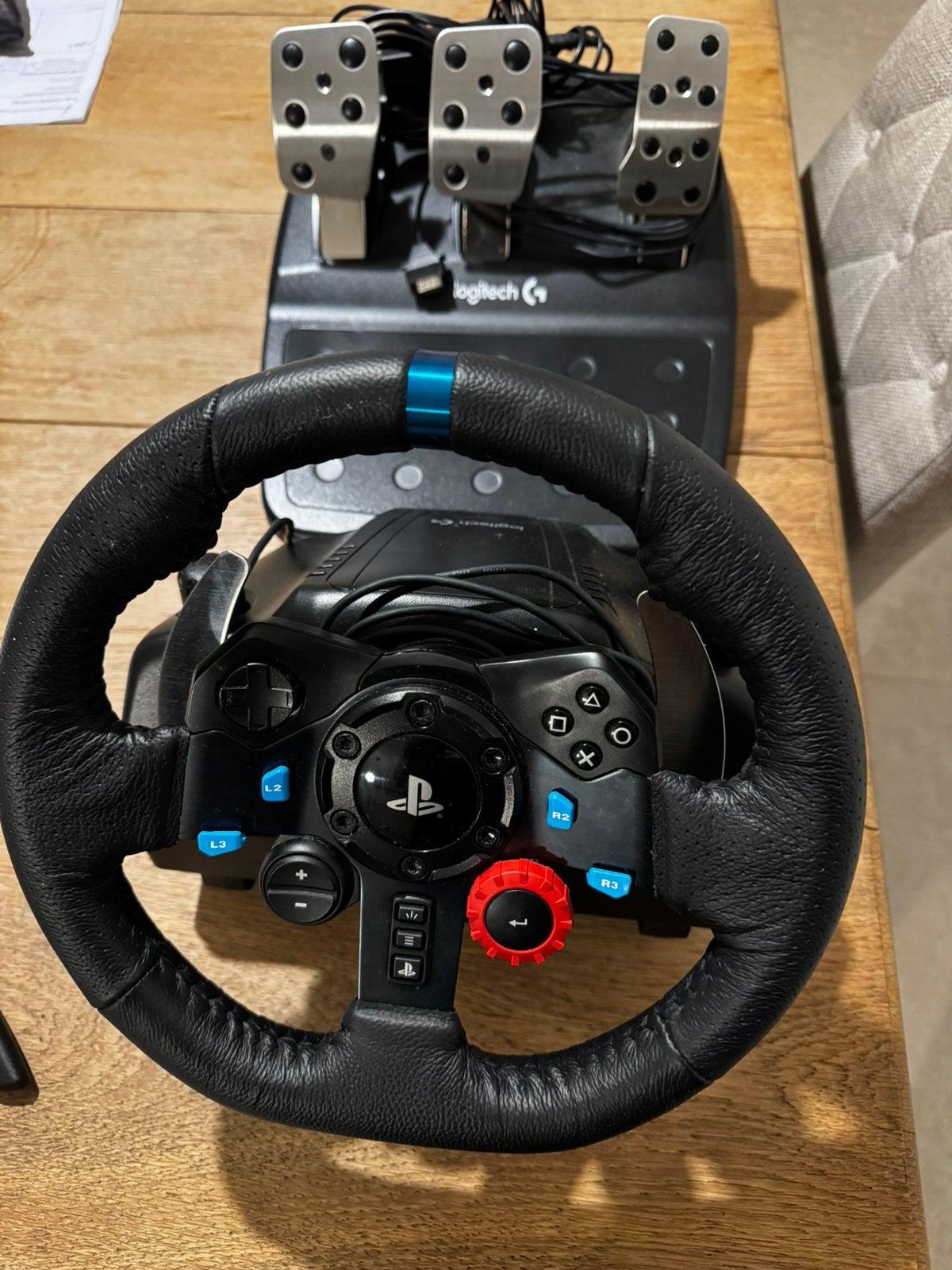 Logitech G29 stuurwiel en pedalenset, Games en Spelcomputers, Ophalen of Verzenden, Zo goed als nieuw, Stuur of Pedalen, PlayStation 4