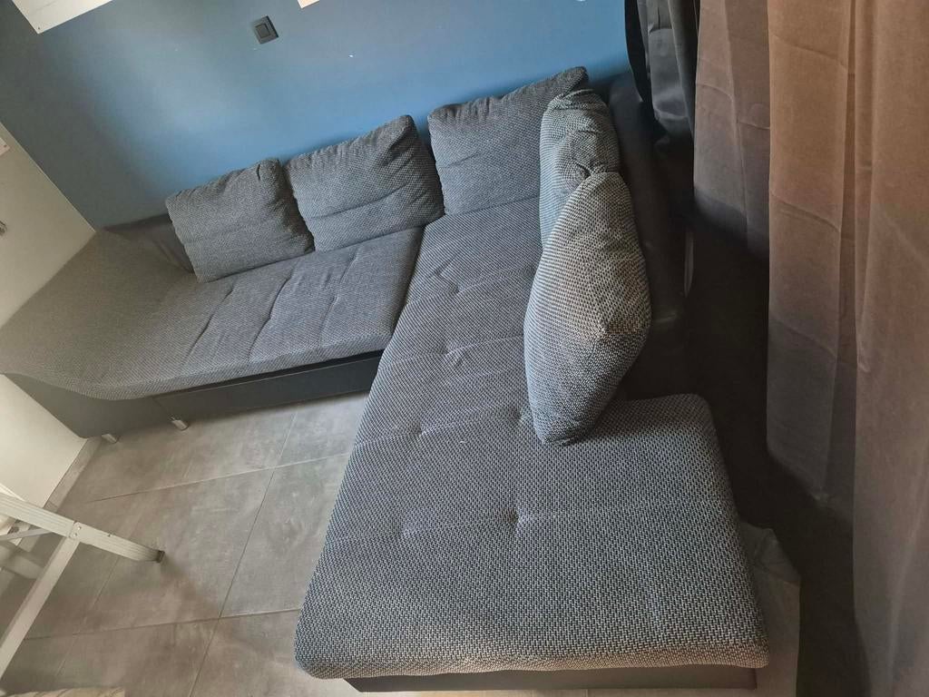 Zetel met uischuifbaar stuk, Ophalen, Zo goed als nieuw
