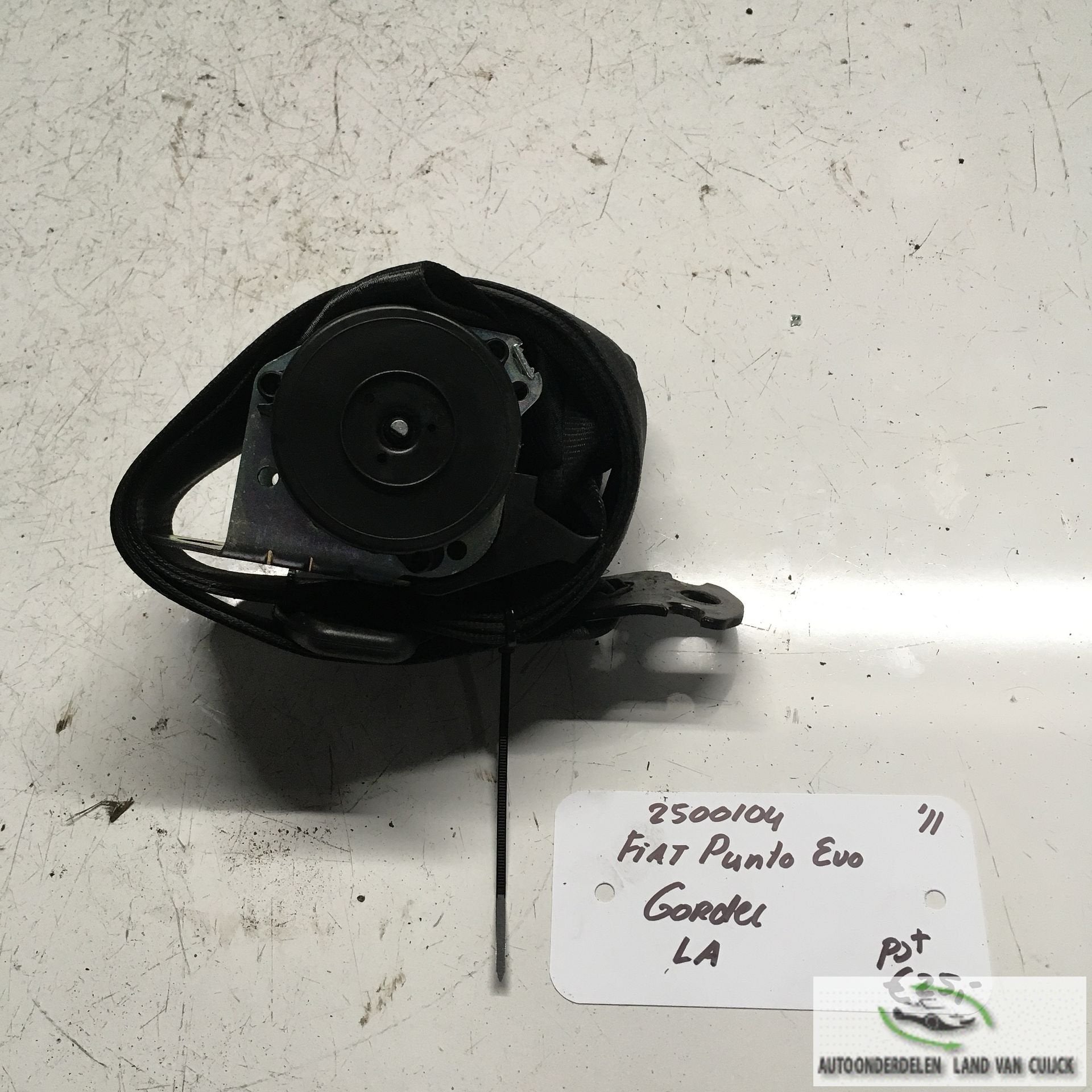 Fiat Punto Evo 5drs  1.3 Diesel 2011 2500104 Gordel Linksach, Gebruikt, -, -, Ophalen of Verzenden