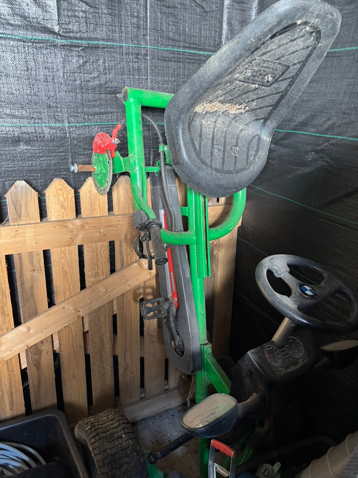 Mammoet kettler gocart groot model + extra zitje, Kinderen en Baby's, Ophalen, Gebruikt, Trapvoertuig
