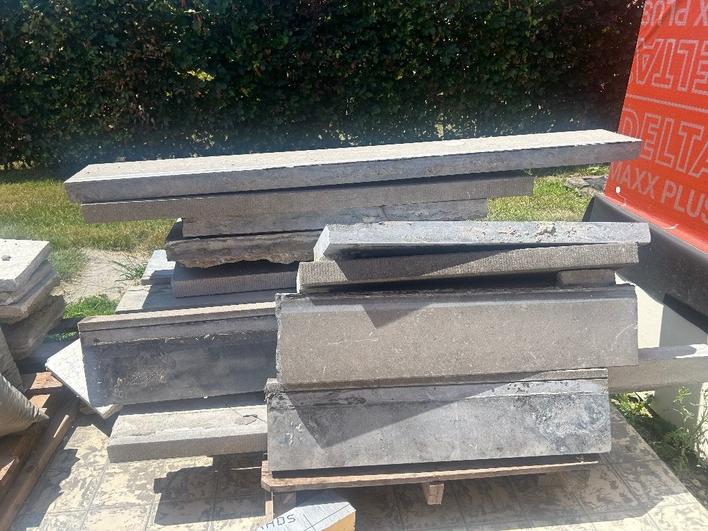 Blauwe dorpels, Ophalen, Gebruikt, Hardsteen, Vensterbanken
