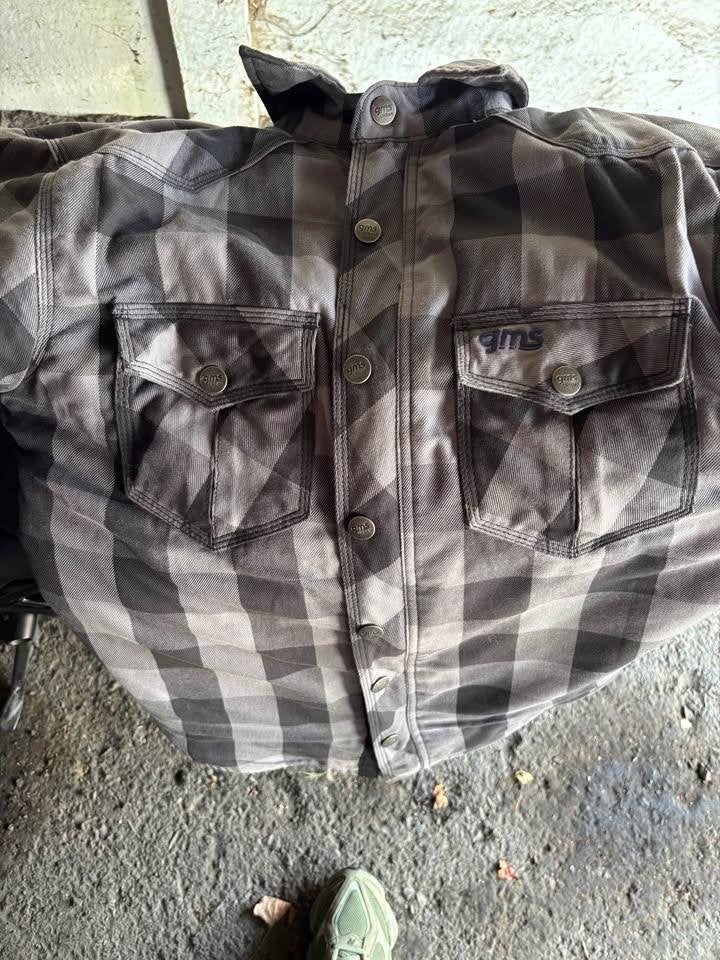GMS Jaguar Noir - Gris, Enlèvement, Seconde main, Hommes, Manteau | tissu