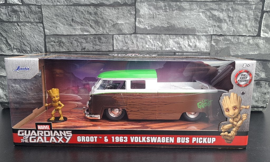 VW T1 pick-up GROOT 1/24ème, Neuf, Enlèvement ou Envoi, Voiture, Jada toys